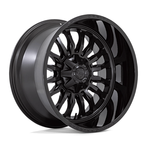 Fuel 1PC D796 ARC MATTE BLACK W/ GLOSS BLACK LIP 22X12 6X135/5.5 ET -44 CB 106.1