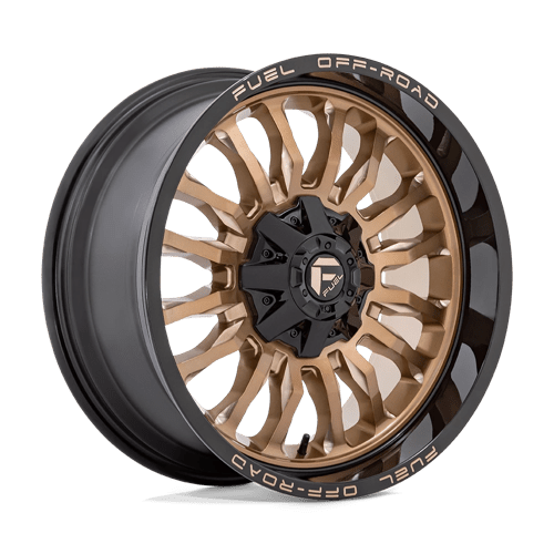 Fuel 1PC D797 ARC PLATINUM BRONZE W/ BLACK LIP 20X10 5X5.0/5.5 ET -18 CB 87.1