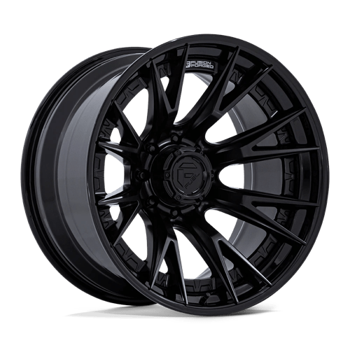 Fuel 1PC FC402 CATALYST MATTE BLACK W/ GLOSS BLACK LIP 20X9 8X170 ET +1 CB 125.1