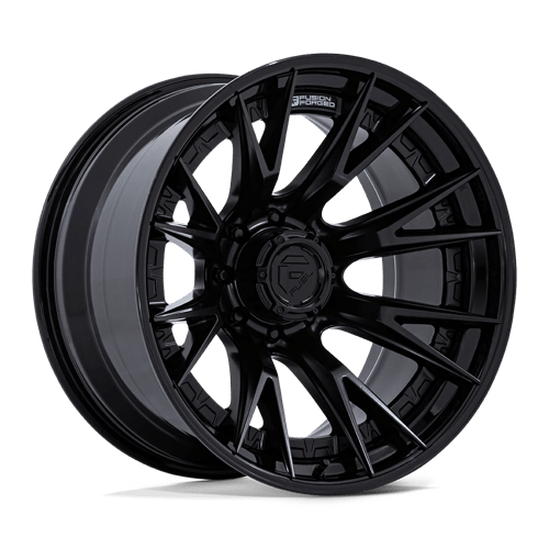 Fuel 1PC FC402 CATALYST MATTE BLACK W/ GLOSS BLACK LIP 22X10 8X170 ET -18 CB 125.1