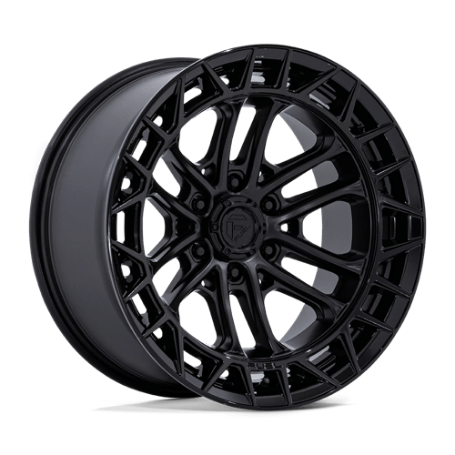 Fuel 1PC FC874 CELSIUS MATTE BLACK W/ GLOSS BLACK LIP 20X10 6X135 ET -18 CB 87.1