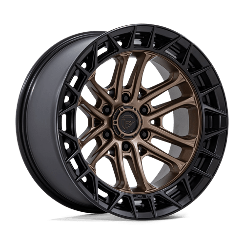 Fuel 1PC FC874 CELSIUS MATTE BRONZE W/ MATTE BLACK LIP 20X10 6X5.5 ET -18 CB 106.1