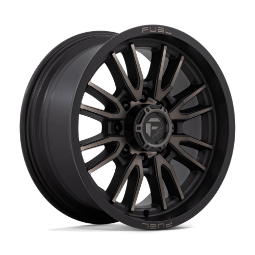 Fuel 1PC D762 CLASH MATTE BLACK DOUBLE DARK TINT 20X9 8X180 ET +20 CB 124.2