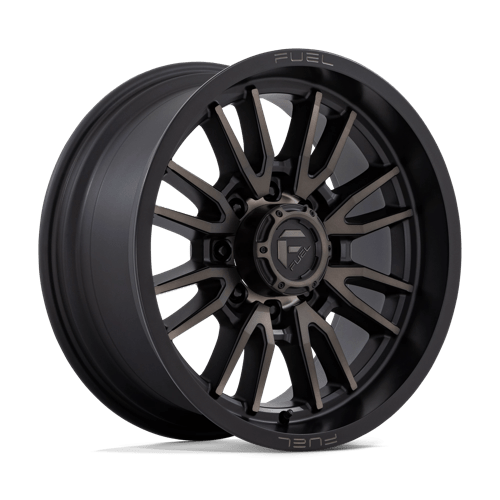 Fuel 1PC D762 CLASH MATTE BLACK DOUBLE DARK TINT 20X9 8X180 ET +1 CB 124.2