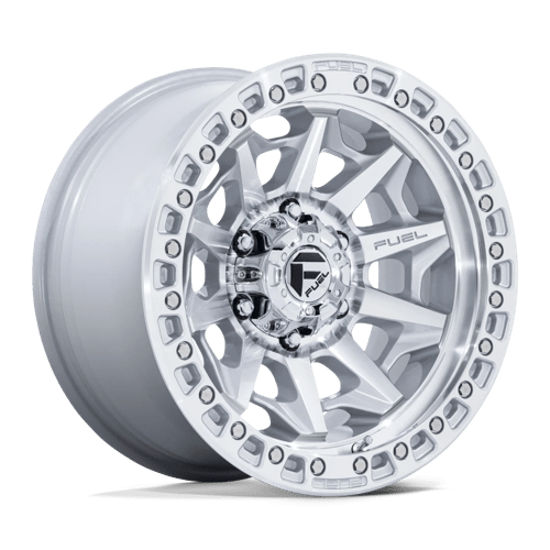 Fuel 1PC D883 COVERT SILVER W/ MACHINED FACE 20X10 6X5.5 ET -18 CB 106.1