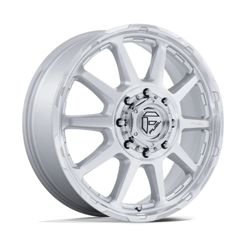 Fuel 1PC D912 CIRCUIT DUALLY GLOSS SILVER W/ MACHINED FACE 20X8.25 8X210 ET +105 CB 154.3