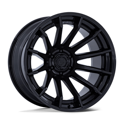 Fuel 1PC FC403 BURN MATTE BLACK W/ GLOSS BLACK LIP 22X12 6X5.5 ET -44 CB 106.1