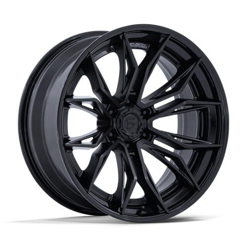 Fuel 1PC FC404 MUTINY MATTE BLACK W/ GLOSS BLACK LIP 22X10 6X135 ET -18 CB 87.1