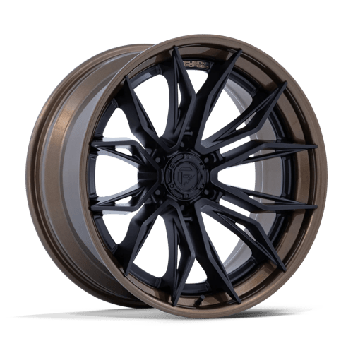 Fuel 1PC FC404 MUTINY MATTE BLACK W/ GLOSS BRONZE LIP 20X10 6X135 ET -18 CB 87.1
