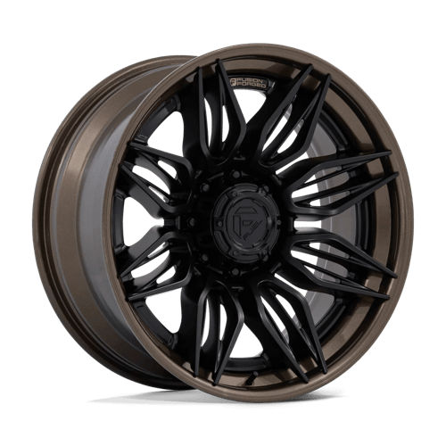 Fuel 1PC FC404 MUTINY MATTE BLACK W/ GLOSS BRONZE LIP 20X10 8X170 ET -18 CB 125.1