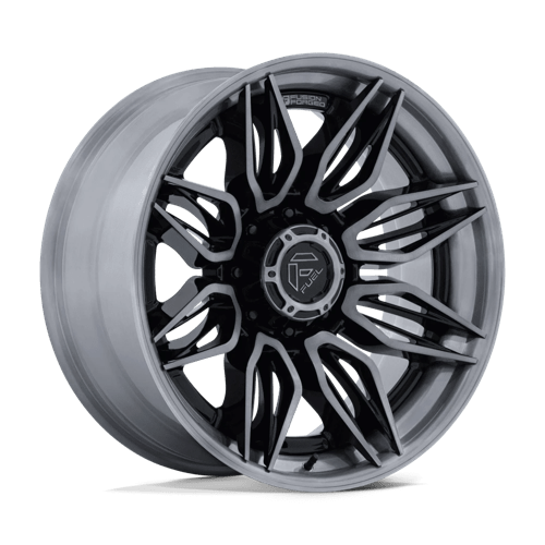 Fuel 1PC FC404 MUTINY GLOSS BLACK W/ BRUSHED DARK TINT 22X10 8X170 ET +0 CB 125.1