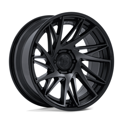 Fuel 1PC FC405 DYNAMO MATTE BLACK W/ GLOSS BLACK LIP 22X9.5 6X135 ET +20 CB 87.1