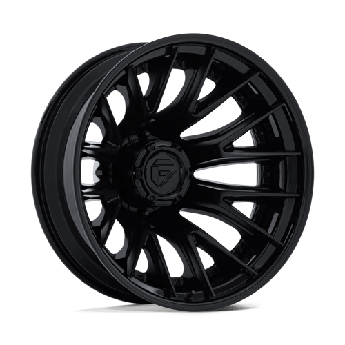 Fuel 1PC D406 CATALYST DUALLY MATTE BLACK W/ GLOSS BLACK LIP 20X8.25 8X200 ET -202 CB 142