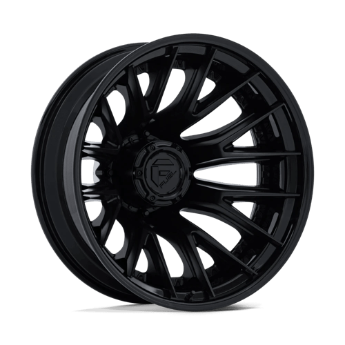 Fuel 1PC D406 CATALYST DUALLY MATTE BLACK W/ GLOSS BLACK LIP 24X8.25 8X210 ET -221 CB 154.3