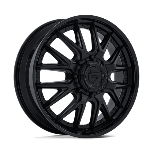 Fuel 1PC D406 CATALYST DUALLY MATTE BLACK W/ GLOSS BLACK LIP 20X8.25 8X210 ET +105 CB 154.3