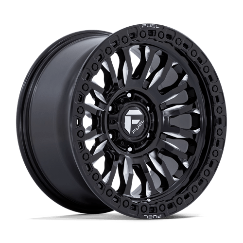 Fuel 1PC FC857 RINCON GLOSS BLACK MILLED 17X8.5 6X5.5 ET -1 CB 106.1
