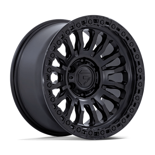 Fuel 1PC FC857 RINCON MATTE BLACK W/ GLOSS BLACK LIP 17X8.5 5X5.0 ET -1 CB 71.5