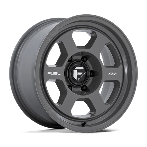 Fuel 1PC FC860 HYPE BATTLESHIP GRAY 17X8.5 6X5.5 ET -10 CB 106.1