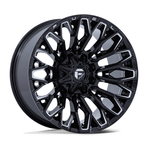 Fuel 1PC FC865 STRIKE GLOSS BLACK MILLED 20X9 8X170 ET +1 CB 125.1