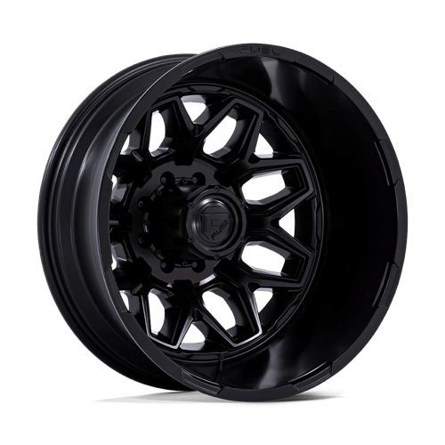 Fuel 1PC D871 FLUX DUALLY BLACKOUT 22X8.25 8X6.5 ET -240 CB 121.5