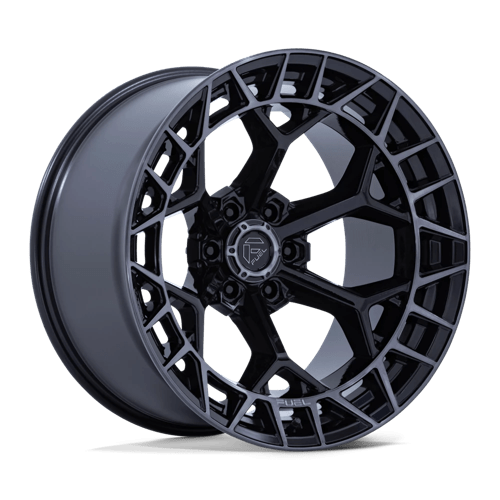 Fuel 1PC FC873 CHARGER GLOSS BLACK W/ BRUSHED DARK TINT 22X10 6X5.5 ET -18 CB 106.1