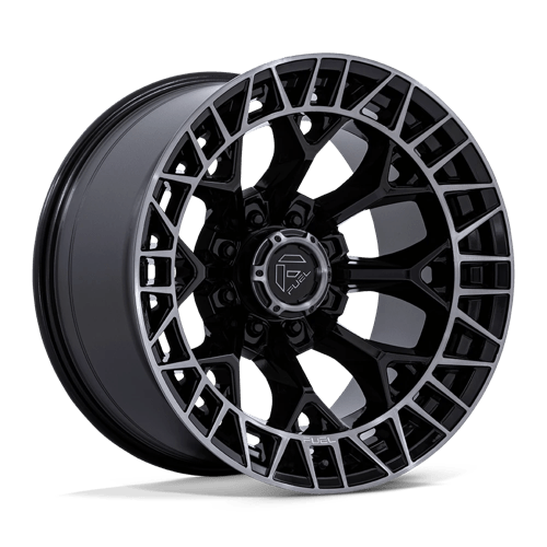 Fuel 1PC FC873 CHARGER GLOSS BLACK W/ BRUSHED DARK TINT 22X12 8X6.5 ET -44 CB 125.1