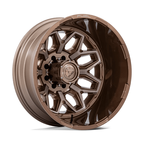 Fuel 1PC D876 FLUX DUALLY PLATINUM BRONZE 20X8.25 8X210 ET +104 CB 154.3