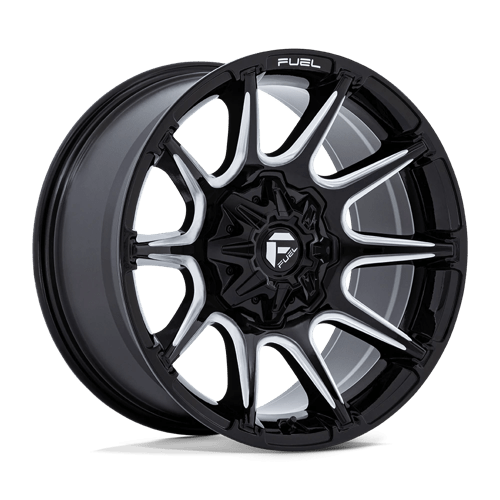 Fuel 1PC FC880 SUPER C GLOSS BLACK MILLED 22X10 6X135/5.5 ET +10 CB 106.1