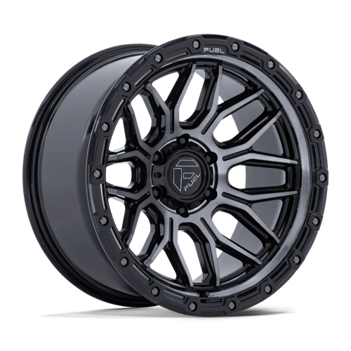 Fuel 1PC FC881 SURGE GLOSS BLACK MACHINED W/ GRAY TINT 17X9 6X135 ET +20 CB 87.1
