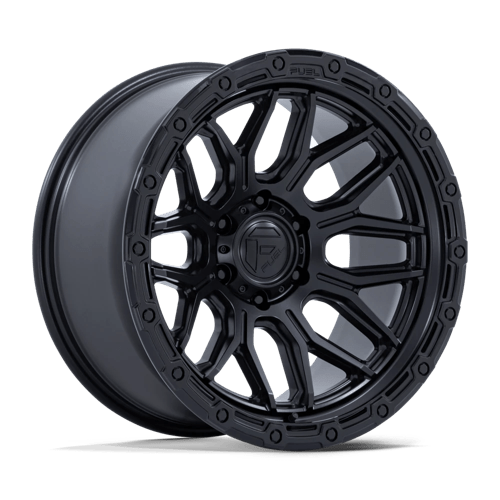 Fuel 1PC FC881 SURGE MATTE BLACK W/ GLOSS BLACK LIP 20X10 8X6.5 ET -18 CB 125.1