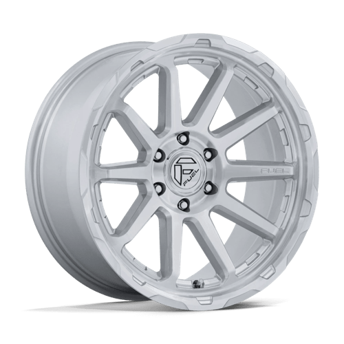 Fuel 1PC FC887 CIRCUIT GLOSS SILVER W/ MACHINED FACE 22X9 5X5.0 ET +1 CB 71.5