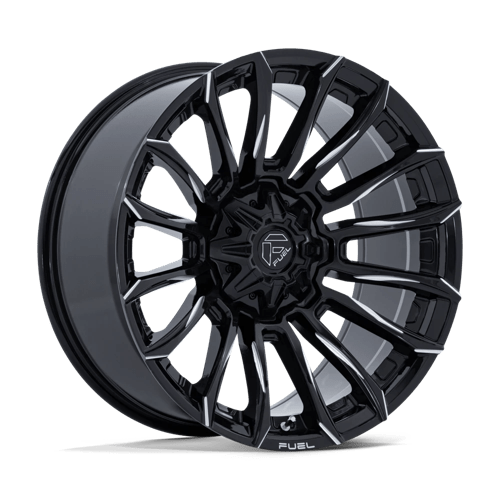 Fuel 1PC FC889 BLADE GLOSS BLACK MILLED 22X10 8X170 ET -18 CB 125.1