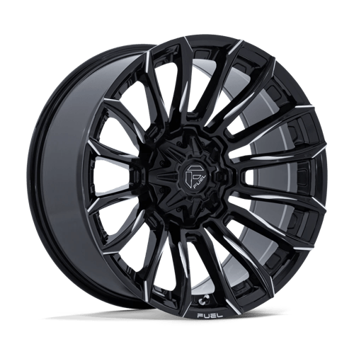 Fuel 1PC FC889 BLADE GLOSS BLACK MILLED 20X9 8X6.5 ET +1 CB 125.1