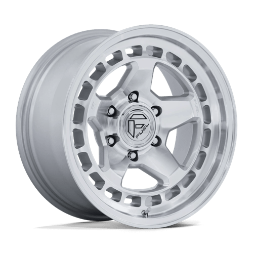 Fuel 1PC FC894 CORE HYPER SILVER W/ MACHINED FACE 17X8.5 6X120 ET +25 CB 66.9