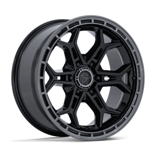 Fuel 1PC FC896 HEATHEN GLOSS BLACK W/ GLOSS GUNMETAL LIP 20X9 6X5.5 ET +20 CB 106.1
