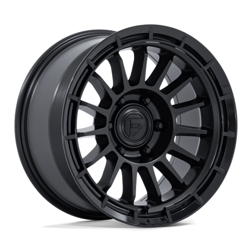 Fuel 1PC FC905 ASCEND MATTE BLACK W/ GLOSS BLACK LIP 20X9 5X5.0 ET +1 CB 71.5