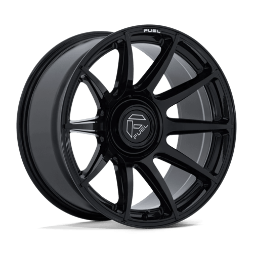 Fuel 1PC FC906 HALO GLOSS BLACK 20X10 5X5.0/5.5 ET -18 CB 78.1