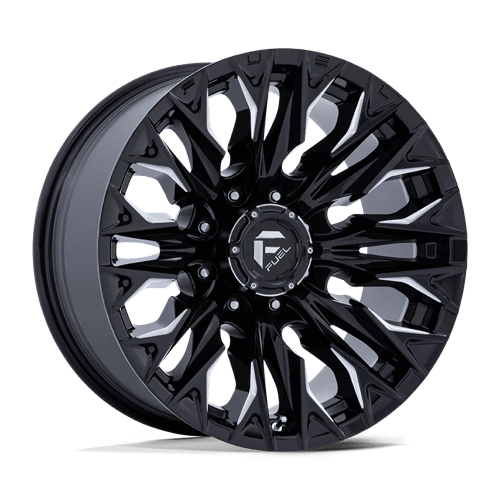 Fuel 1PC D803 FLAME GLOSS BLACK MILLED 20X9 8X6.5 ET +20 CB 125.1