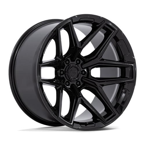 Fuel 1PC FLUX GLOSS BLACK 22X10 6X5.5 ET -18 CB 106.1