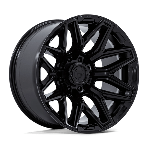 Fuel 1PC FLUX GLOSS BLACK 22X10 8X180 ET -18 CB 124.2