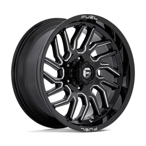 Fuel 1PC D807 HURRICANE GLOSS BLACK MILLED 20X9 6X135 ET +1 CB 87.1