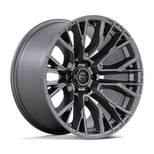Fuel 1PC D848 REBAR MATTE GUNMETAL 20X10 6X5.5 ET -18 CB 106.1