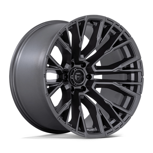 Fuel 1PC D848 REBAR MATTE GUNMETAL 22X12 6X5.5 ET -44 CB 106.1