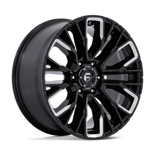 Fuel 1PC D849 REBAR GLOSS BLACK MILLED 20X9 6X135 ET +20 CB 87.1