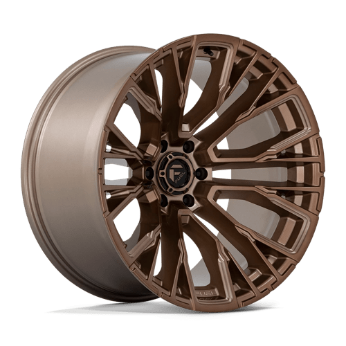 Fuel 1PC D850 REBAR PLATINUM BRONZE MILLED 22X12 6X5.5 ET -44 CB 106.1