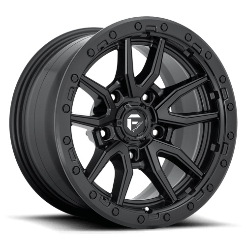 Fuel 1PC D679 REBEL MATTE BLACK 17X9 5X5.0 ET -12 CB 71.5