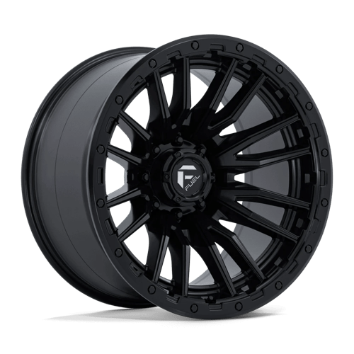 Fuel 1PC D679 REBEL MATTE BLACK 22X12 8X6.5 ET -44 CB 125.1