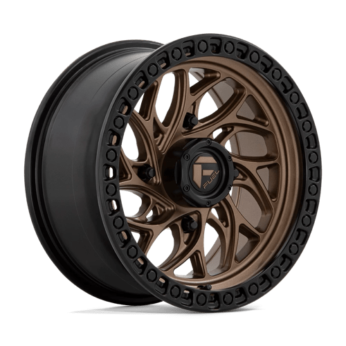 Fuel UTV D777 RUNNER UTV BRONZE W/ BLACK RING 15X7 4X156 ET +10 CB 132