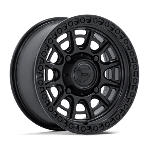 Fuel UTV FV832 CYCLE UTV MATTE BLACK W/ GLOSS BLACK LIP 15X7 4X156 ET +10 CB 115.1