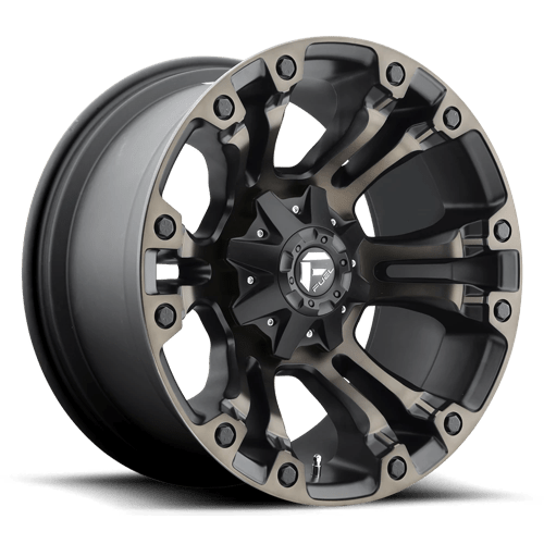 Fuel 1PC D569 VAPOR MATTE BLACK DOUBLE DARK TINT 20X9 5X5.5/150 ET +1 CB 110.1